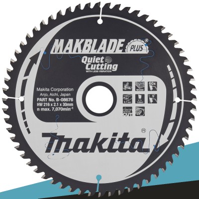 Makita B-08676 Tarcza tnąca MAKBLADE Plus 216x30mm