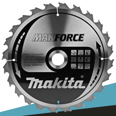 Makita B-08268 Tarcza tnąca MAKFORCE 270x30mm 24Z