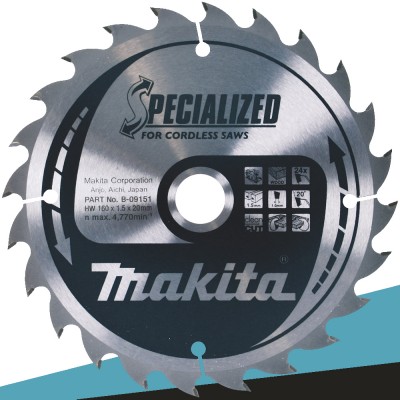 Makita B-09151 Tarcza tnąca SPECIALIZED 160x20mm 24Z
