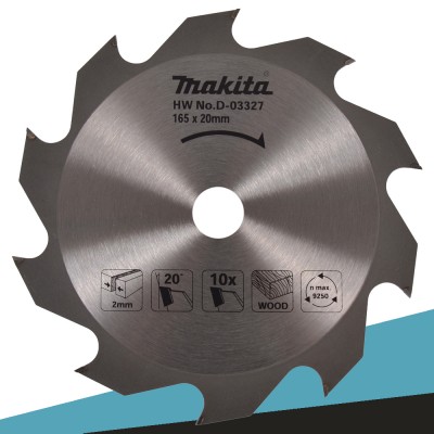 Makita D-03327 Tarcza Standard 165x20mm 10Z