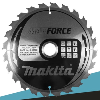 Makita B-08383 Tarcza tnąca MAKFORCE 230x30mm 24Z