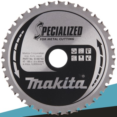 Makita B-09743 Tarcza tnąca SPECIALIZED 185x30mm 36Z