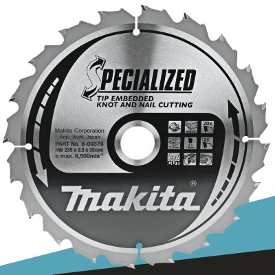 Makita B-09379 Tarcza tnąca SPECIALIZED 235x30mm 20Z