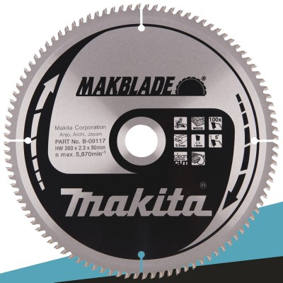 Makita B-09117 Tarcza tnąca MAKBLADE 260x30mm 100Z