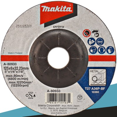 Makita A-80933 Tarcza szlifierska do metalu 125x6mm
