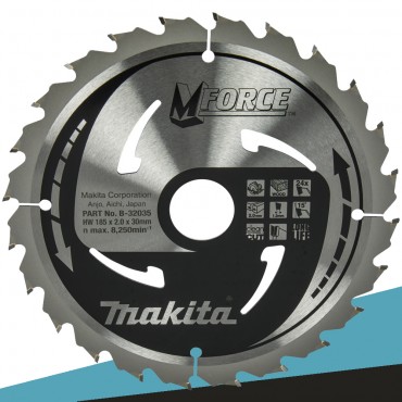 Makita B-32035 Tarcza tnąca MFORCE 185x30mm 24Z