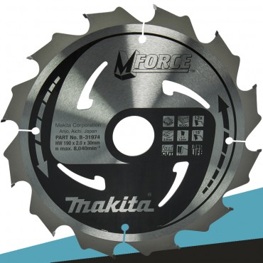 Makita B-31974 Tarcza tnąca MFORCE 190x30mm 12Z